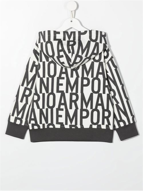 Felpa con scritte EMPORIO ARMANI KIDS | 6L4MJE1JHSZF174